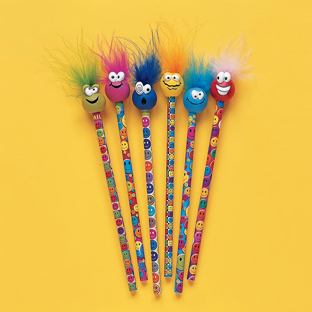 Cool Pencils: Miles O' Smiles Tip Topz Pencils