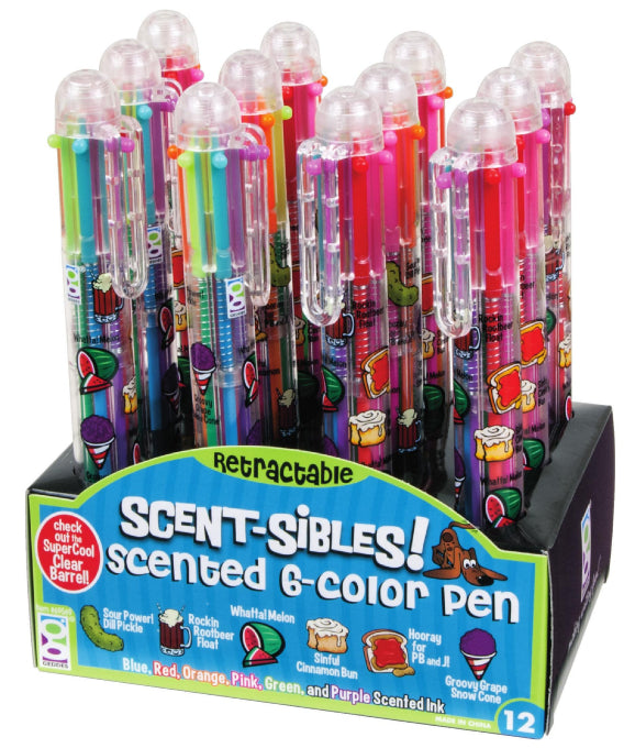 Scent-sibles Scented 6-Color Pens