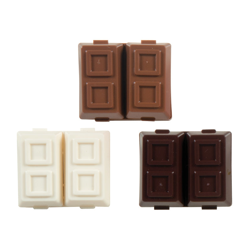 Chocolate Bar Pencil Sharpeners with Scented Erasers