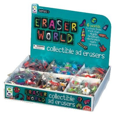 Eraser World 3D Eraser Assortment