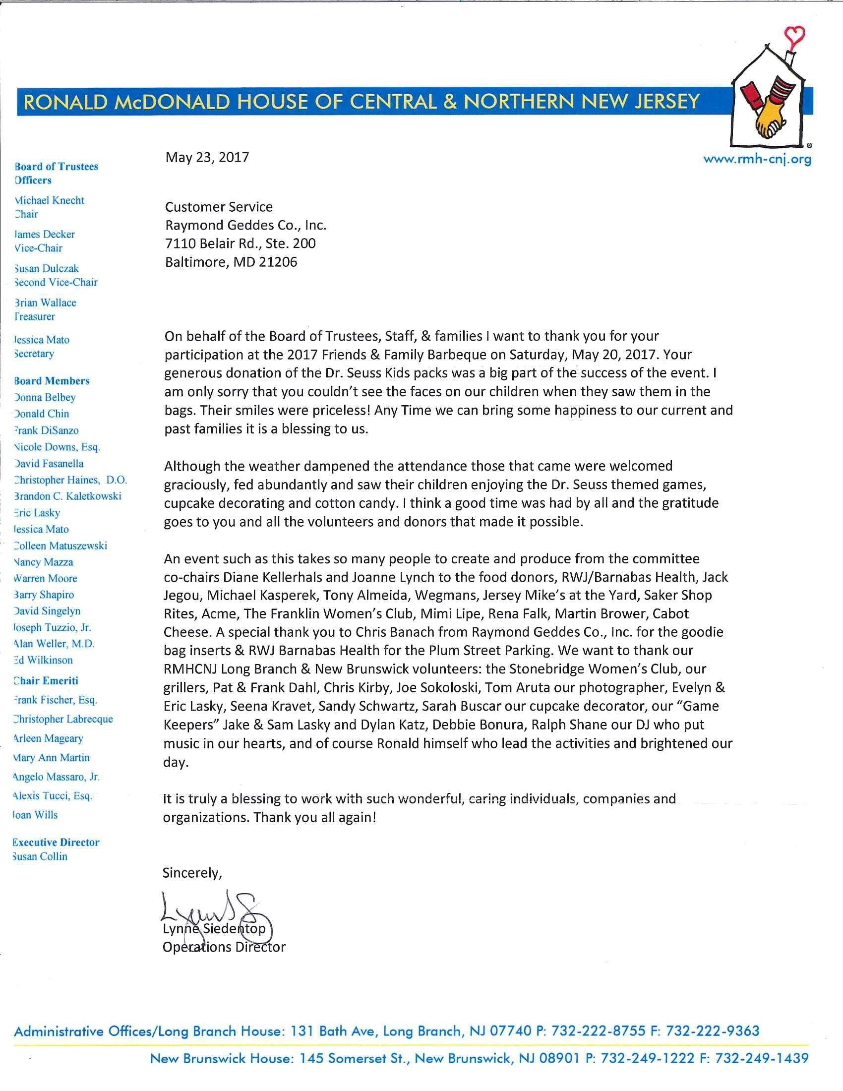 2017 Friends and Family Barbeque - Ronald McDonald House