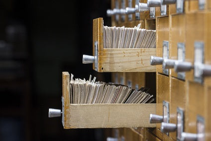 Old Library Card System