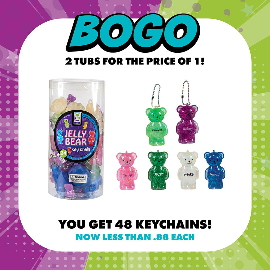 Jelly Bears Keychains – BOGO Bundle