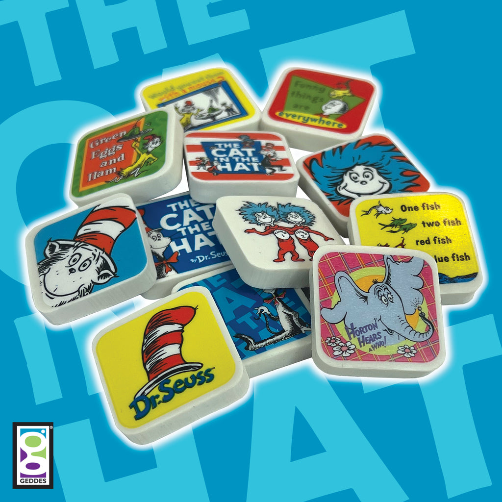 Fun Erasers: Dr Seuss Character Erasers