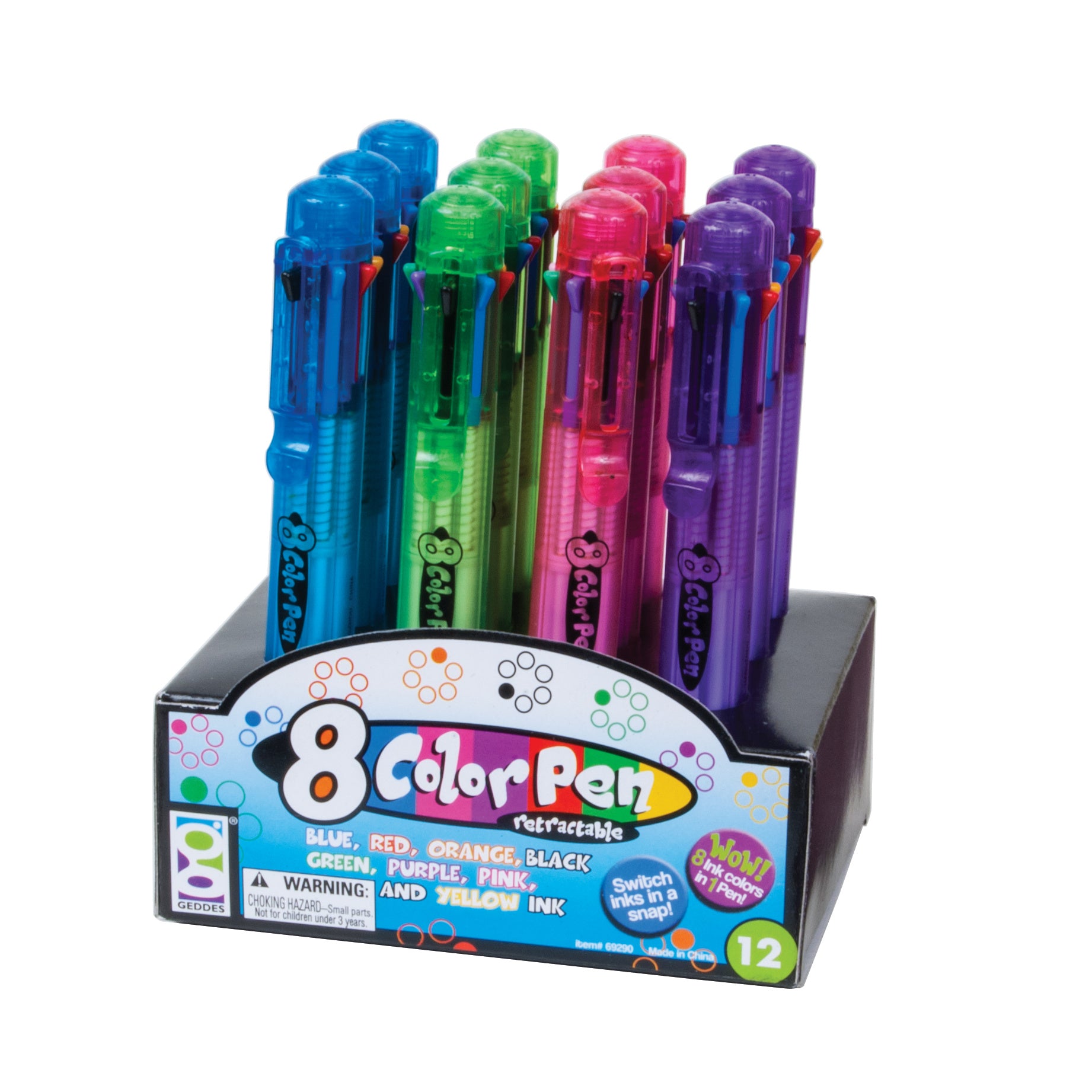 Color Pens Rsa Cool Pens: 8-Color Pens – Raymond Geddes