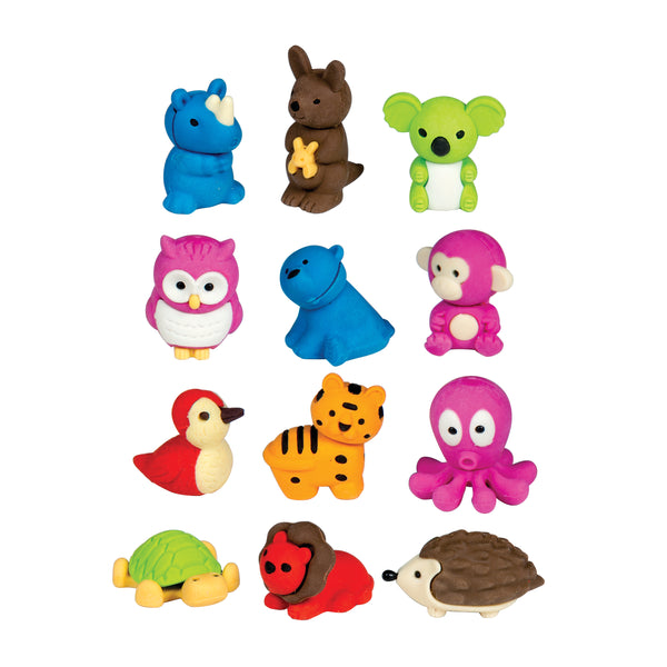 Fun Erasers: Zoo Life Eraser Display – Raymond Geddes