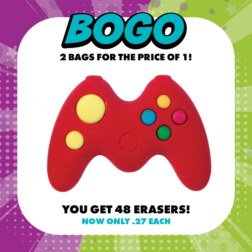 Game Controller Eraser - BOGO Bundle