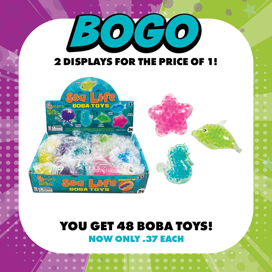 Small Sealife Boba Toys - BOGO Bundle