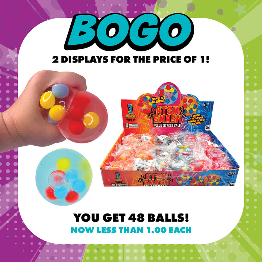 Atom Smash Focus Stress Ball - BOGO Bundle