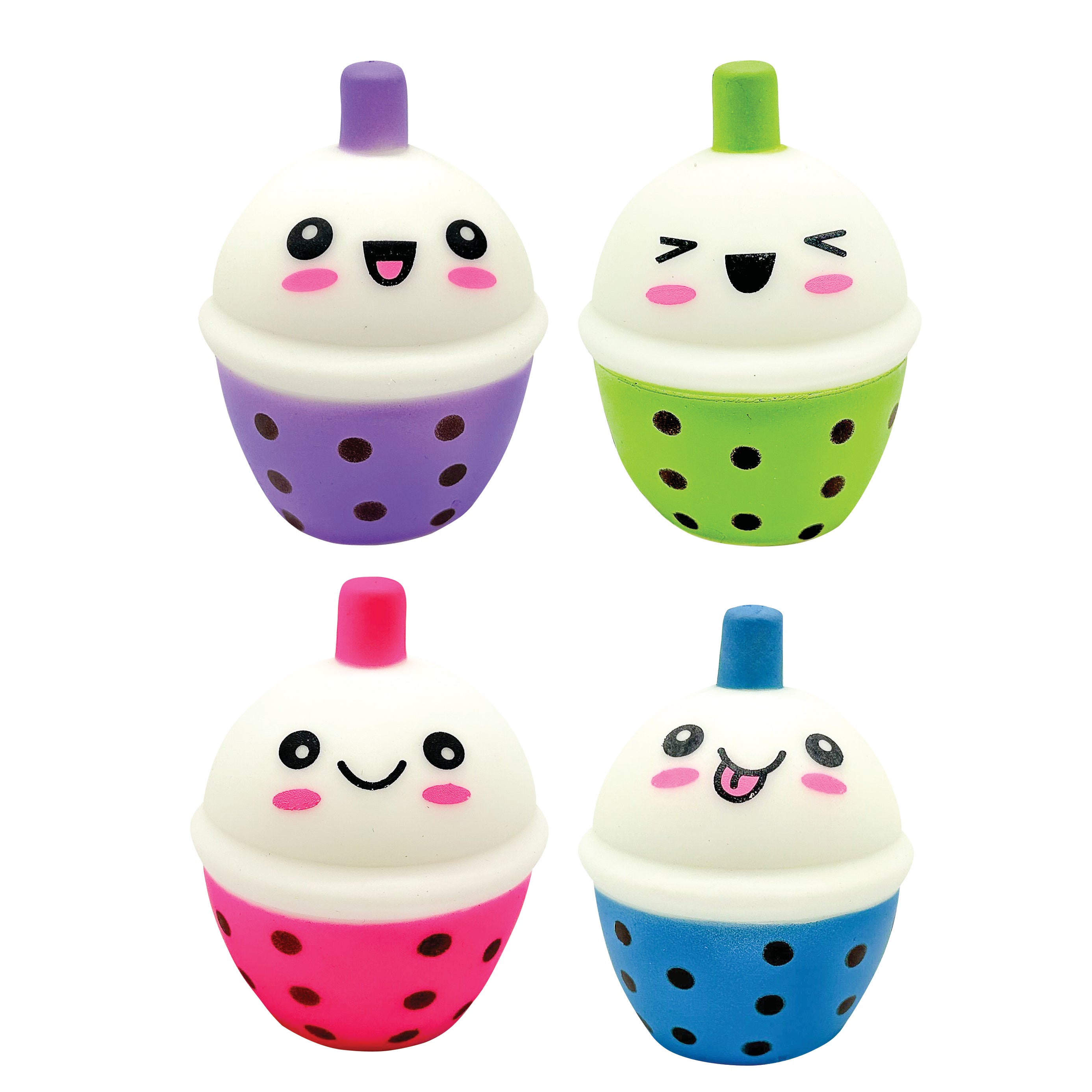 Boba Tea Squishy Stress Balls 12 per display Raymond Geddes