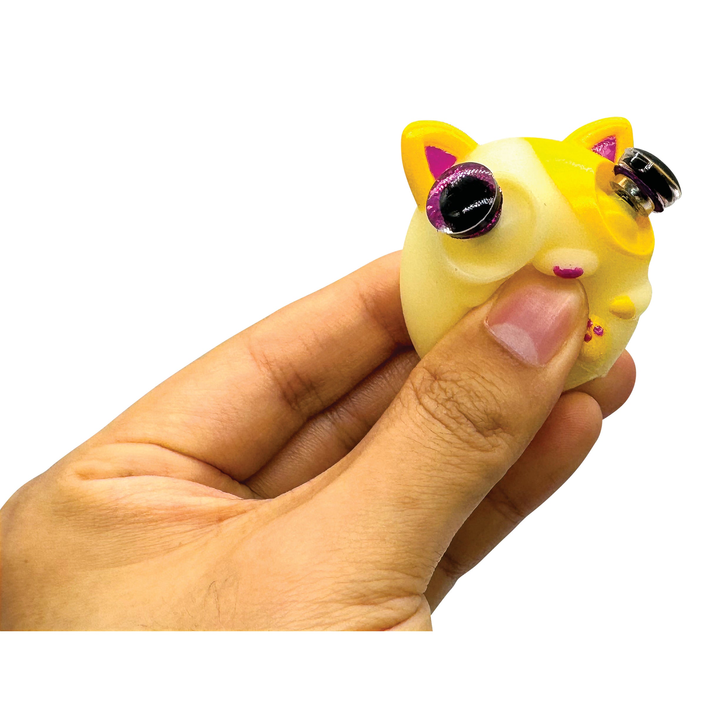 GEDDES Sparkle Pop Out Eye Toys - Pack Of 20 Animal Collectibles For Kids
