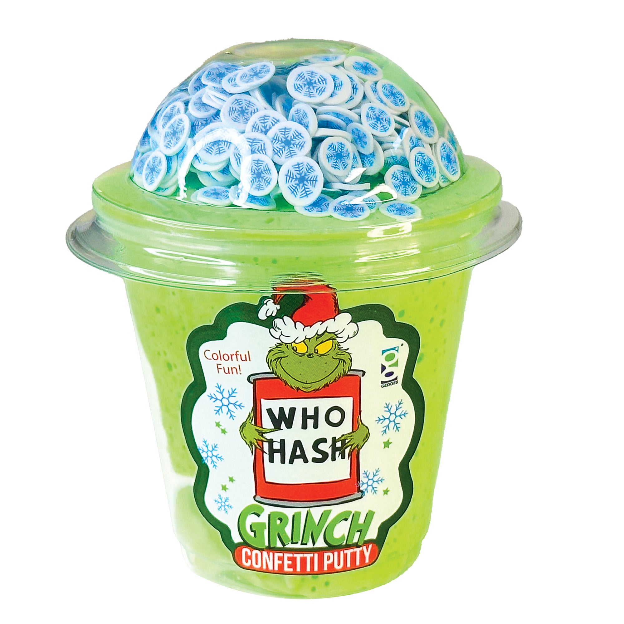 Dr. Seuss™ Grinch Who-Hash Confetti Putty - 12 per display – Raymond Geddes
