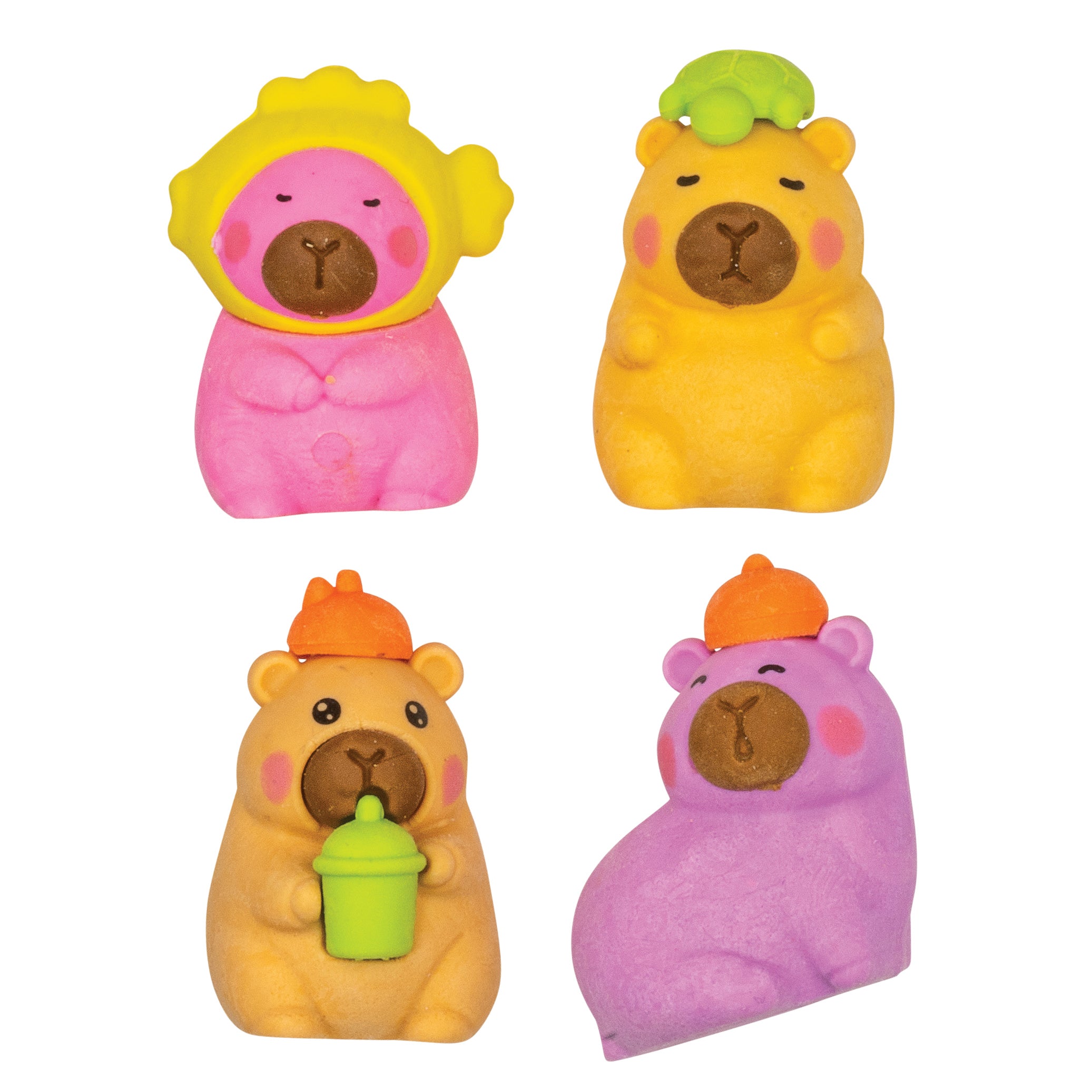 Capybara 3D Eraser - 24 per tub – Raymond Geddes