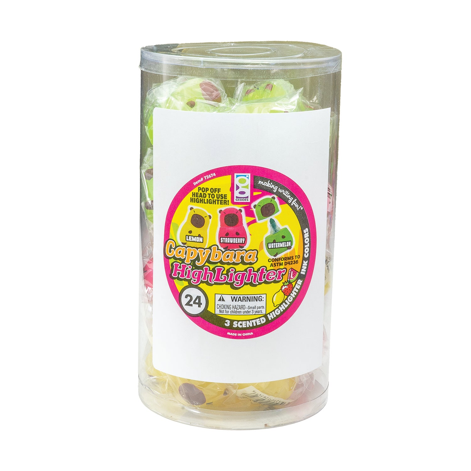 Scented Capybara Highlighters