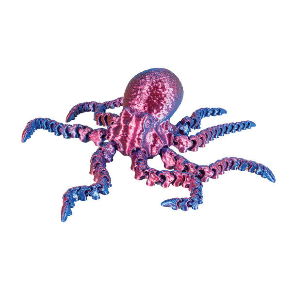 Bottega 3D Printed Octopus Toy,Articulated Models,Flexible Joint Animal Figurines 3d Printing Stuff Cheap Stress Relief Fidget Restlessness Bottega3d