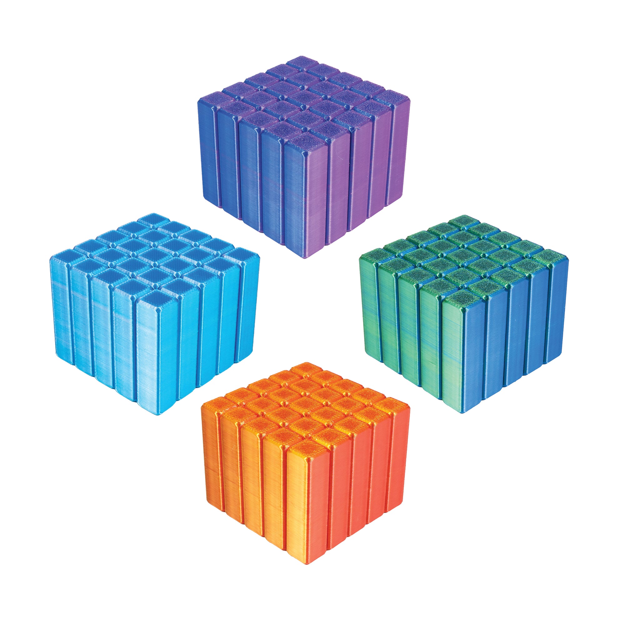 3D Printed Pixel Cube Fidget Toys