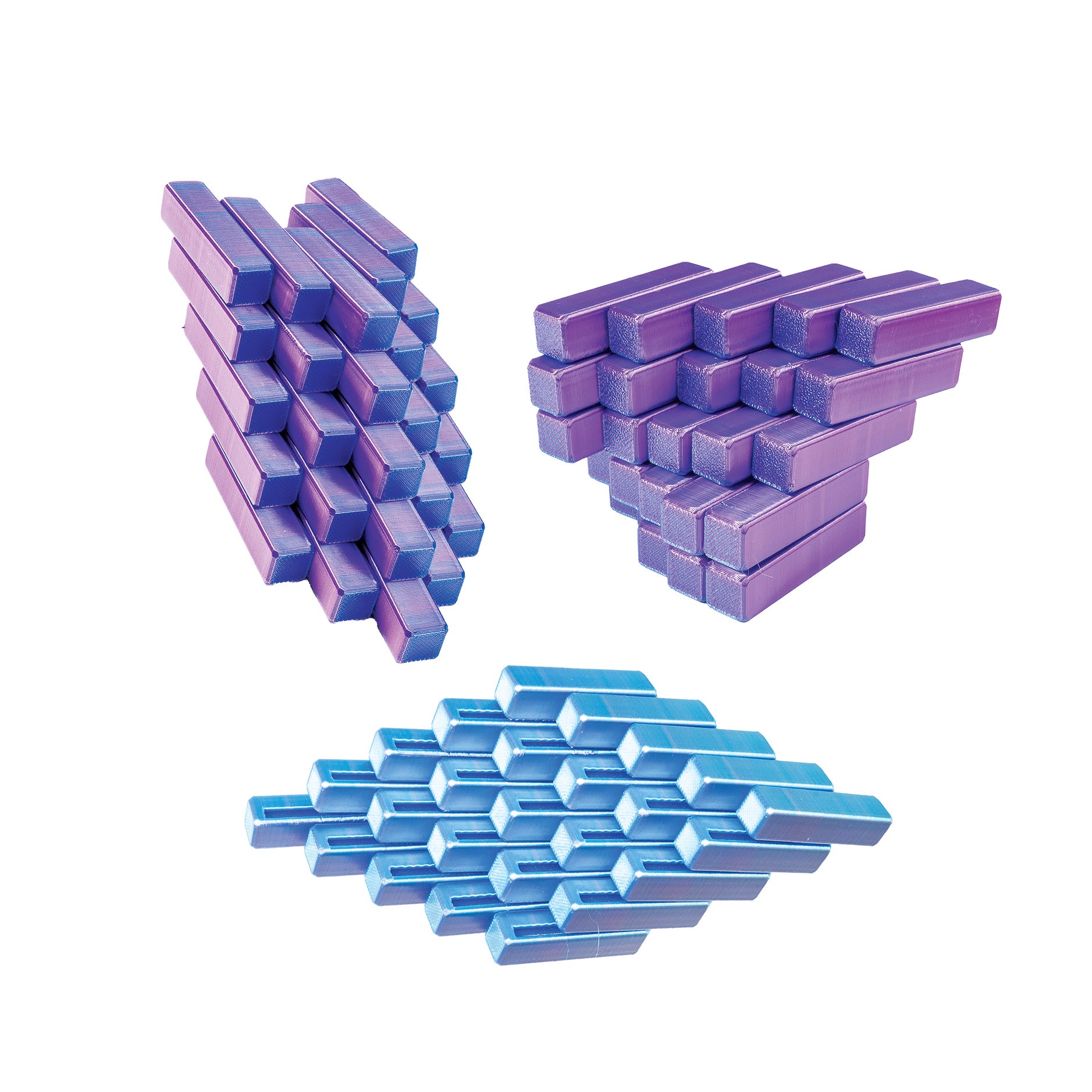 3D Printed Pixel Cube Fidget Toys