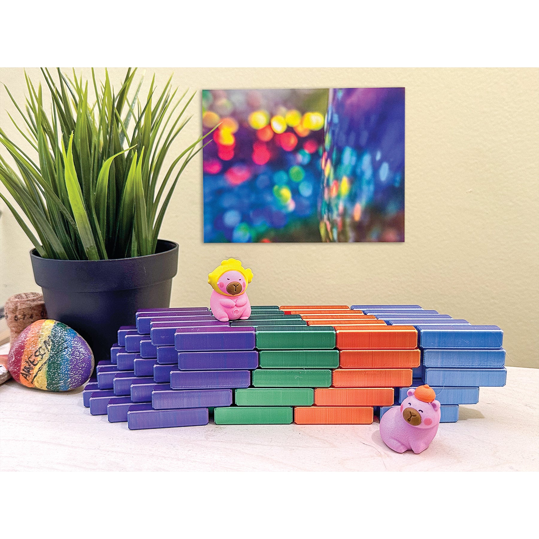 3D Printed Pixel Cube Fidget Toys