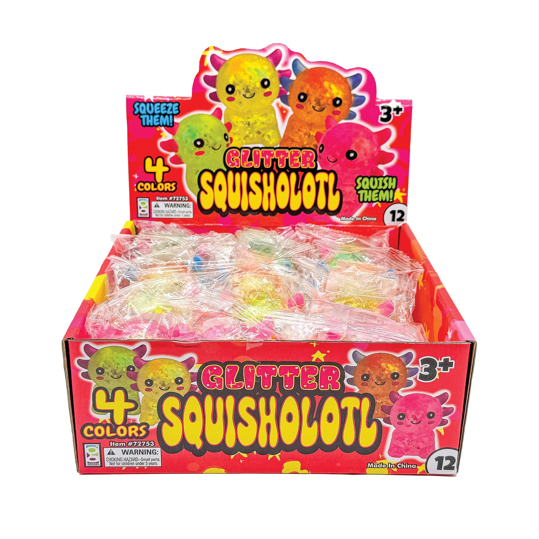 Glitter Squisholotl Toys