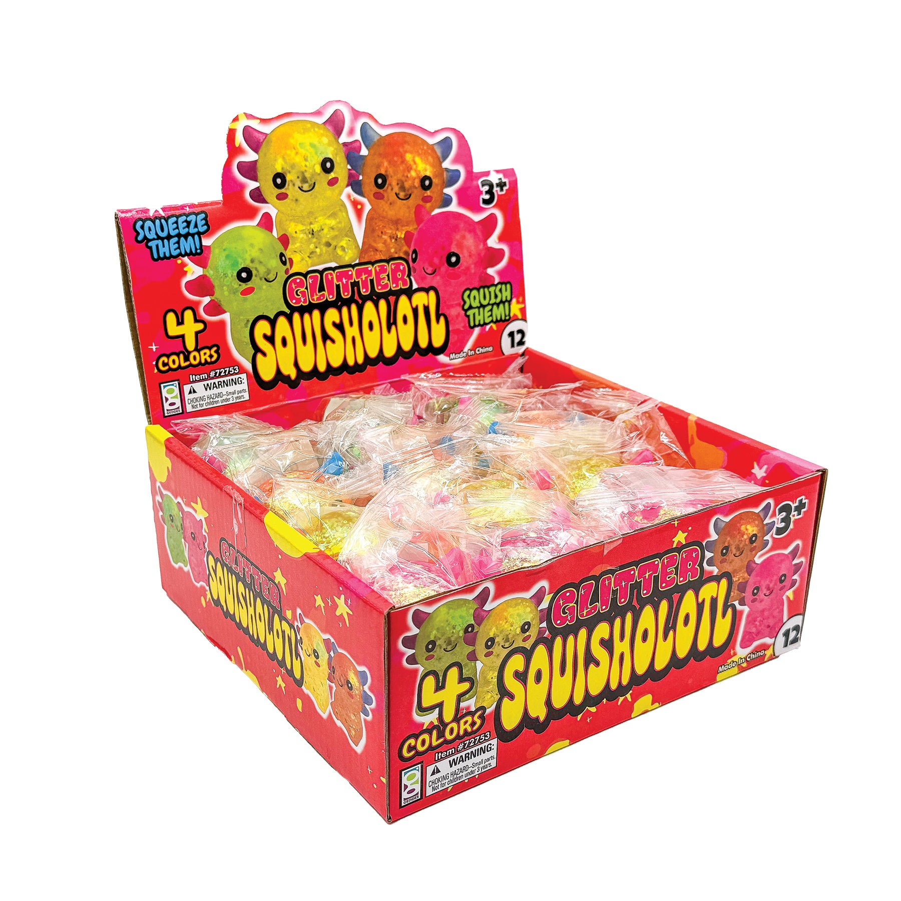 Glitter Squisholotl Toys