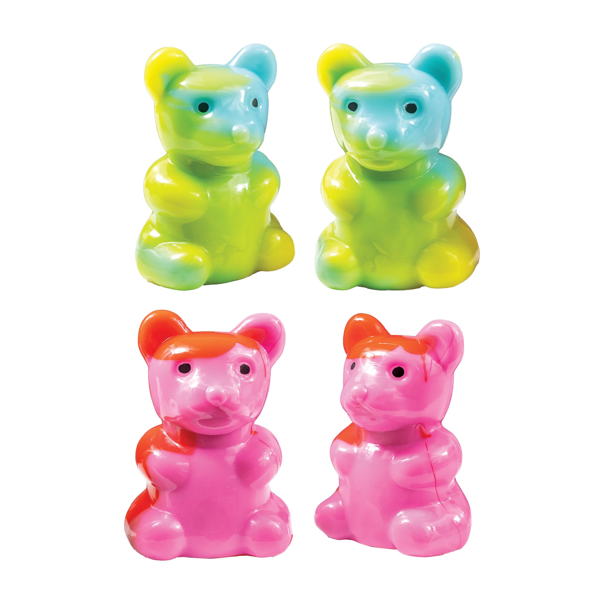 Scented Tie-Dyed Squishy Gummy Bear and Duckie Toys