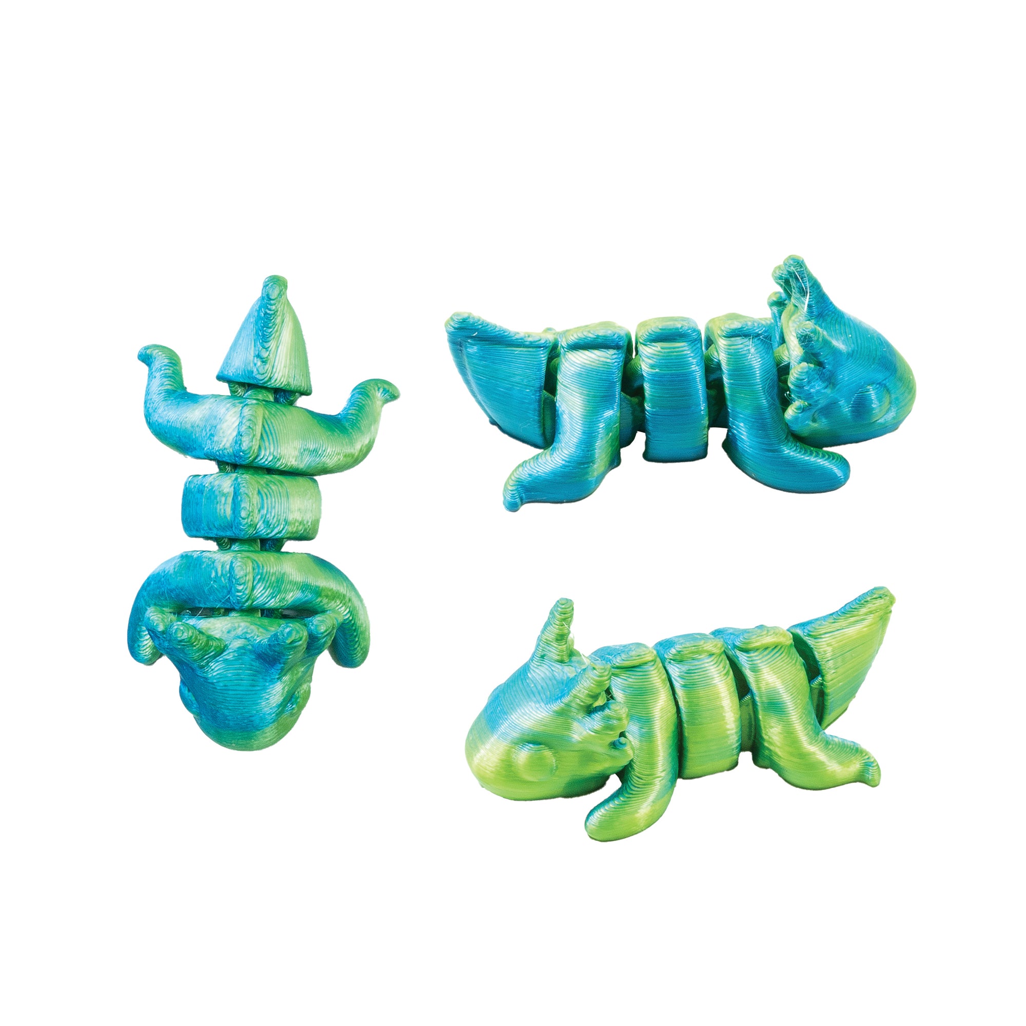 3D Printed Mini Axolotl Fidget Toys