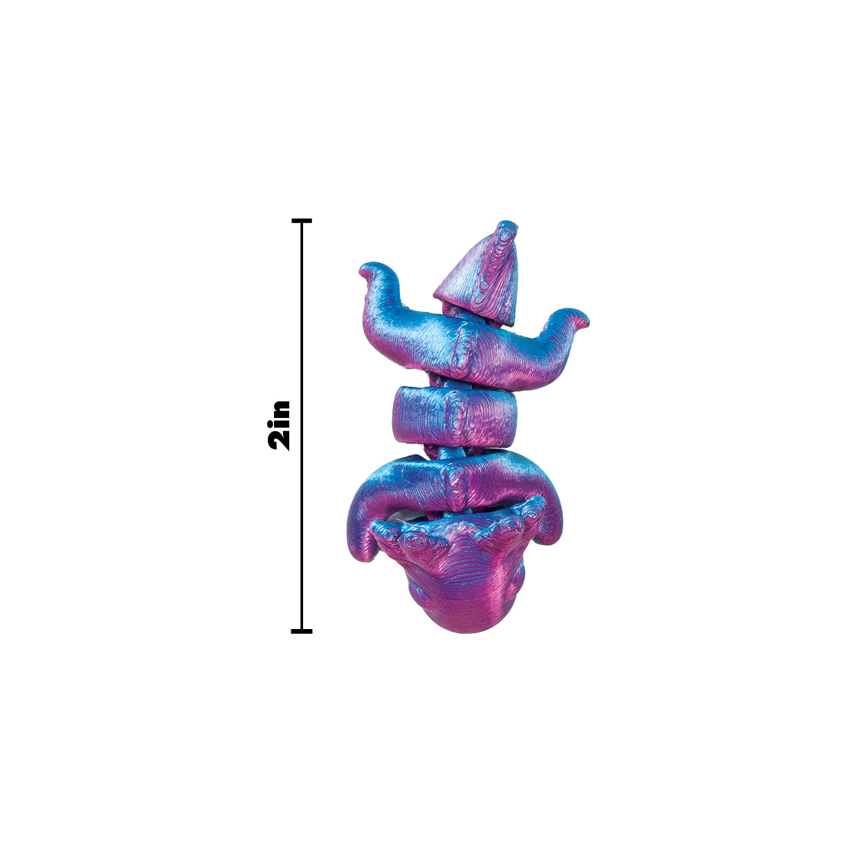 3D Printed Mini Axolotl Fidget Toys