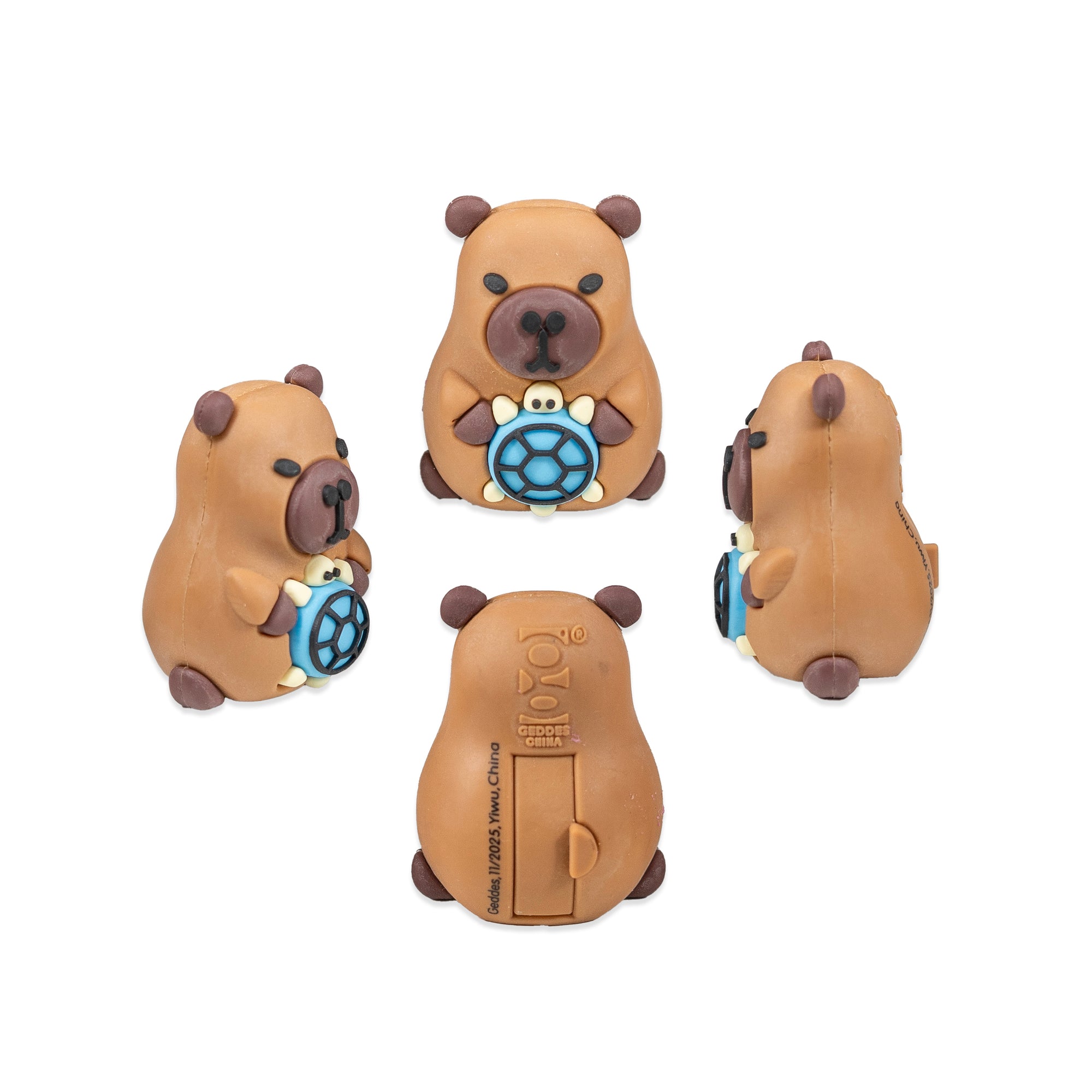 Capybara Pencil Sharpener and Eraser - 24 per display