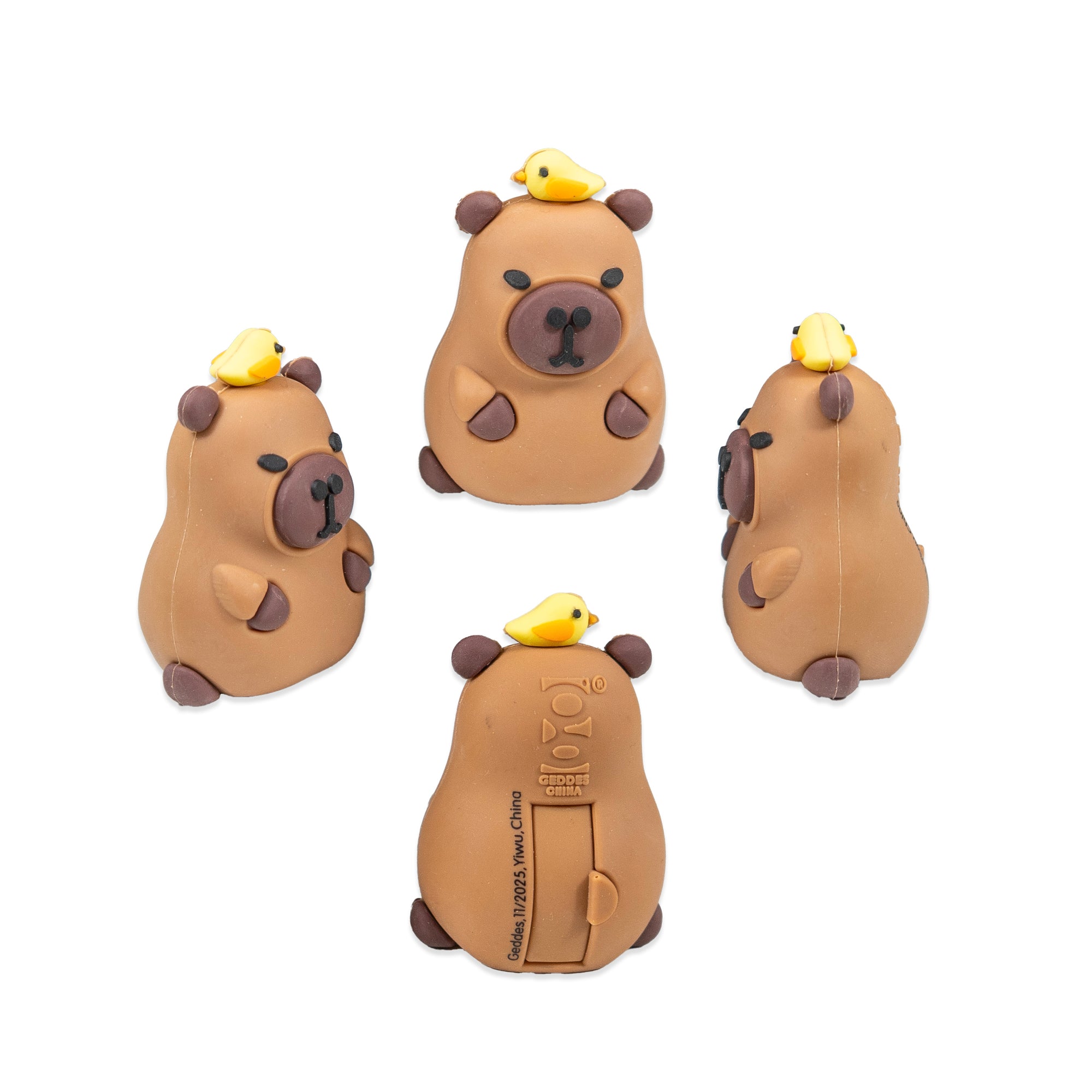 Capybara Pencil Sharpener and Eraser - 24 per display