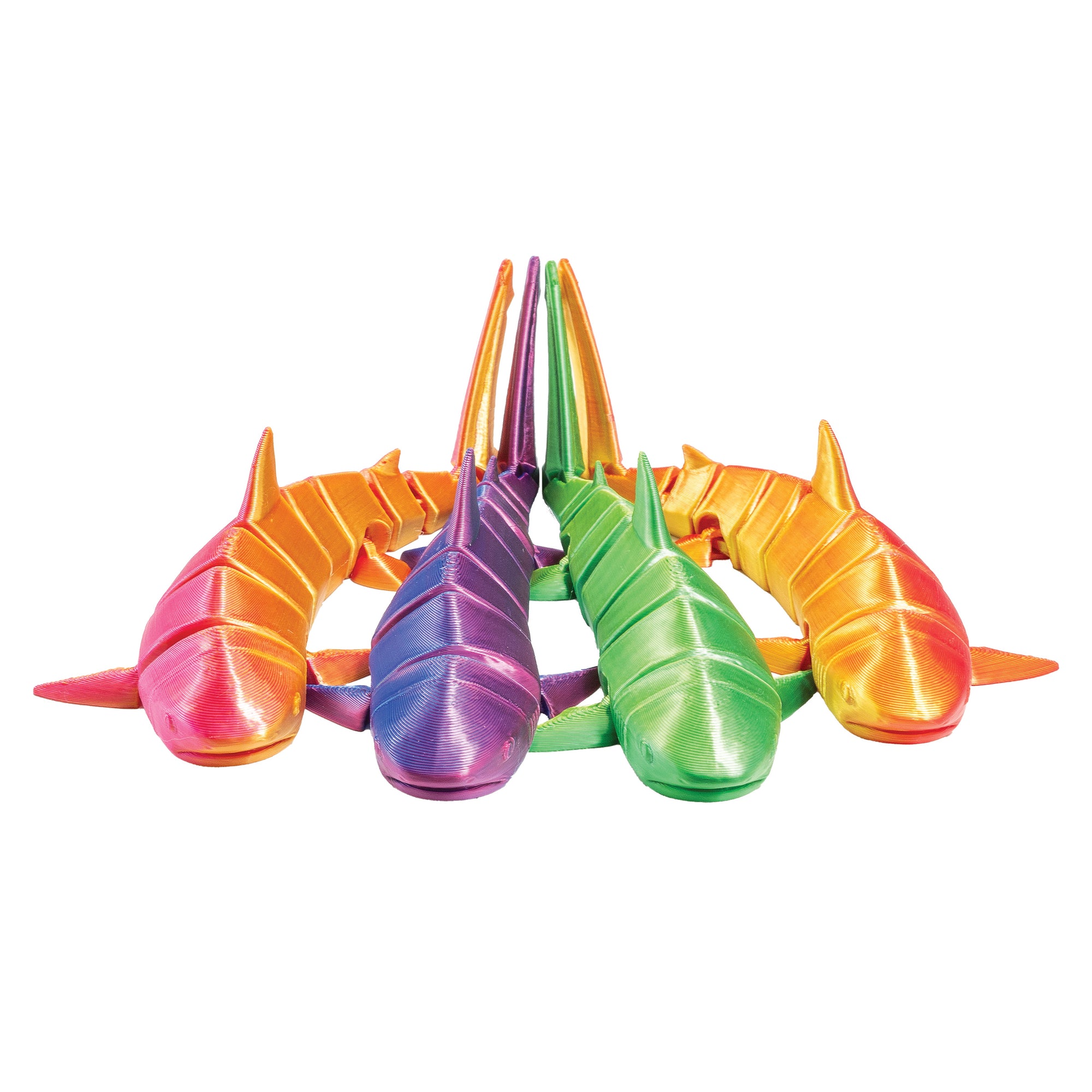 3D Printed Shark Fidget Toys - 12 per box