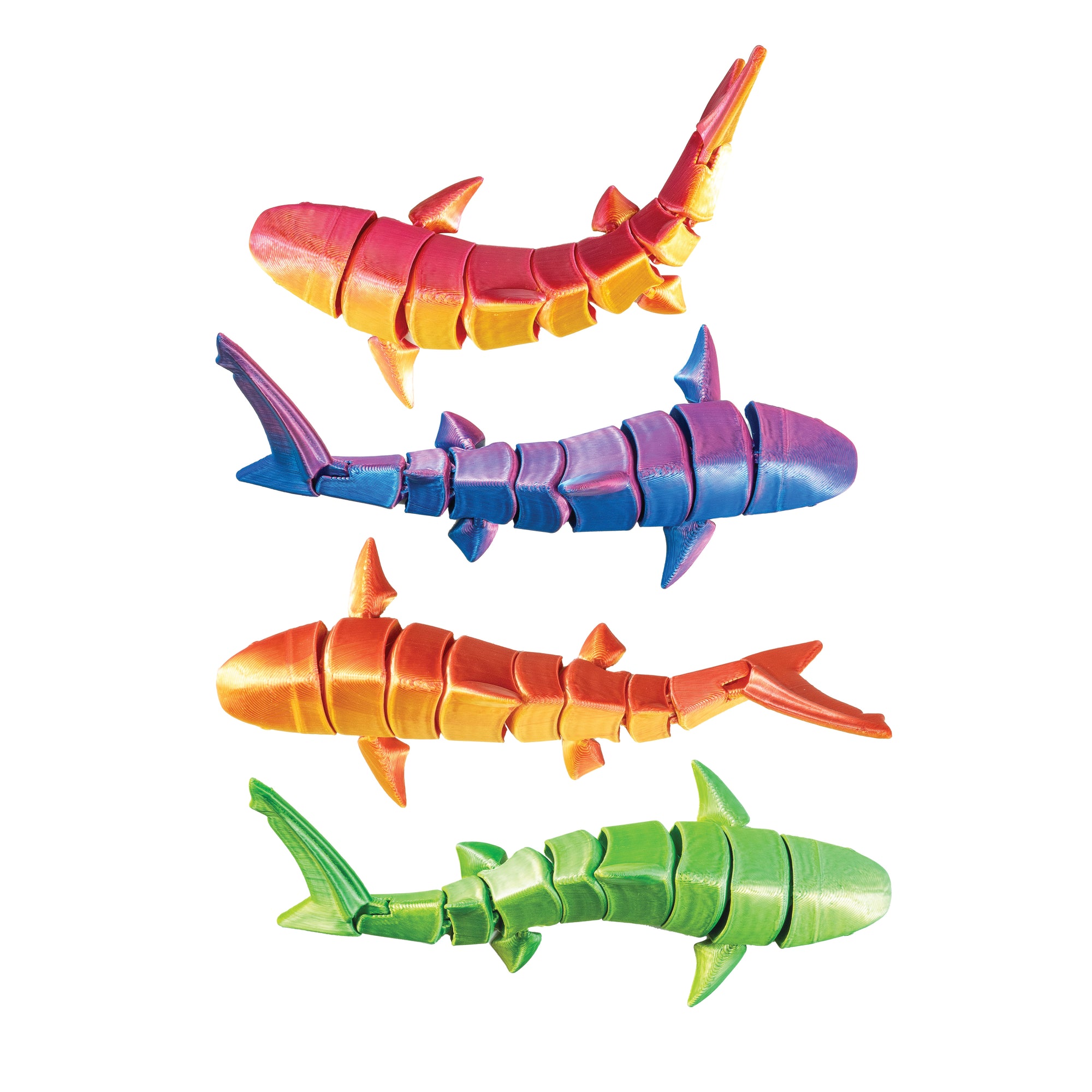 3D Printed Shark Fidget Toys - 12 per box
