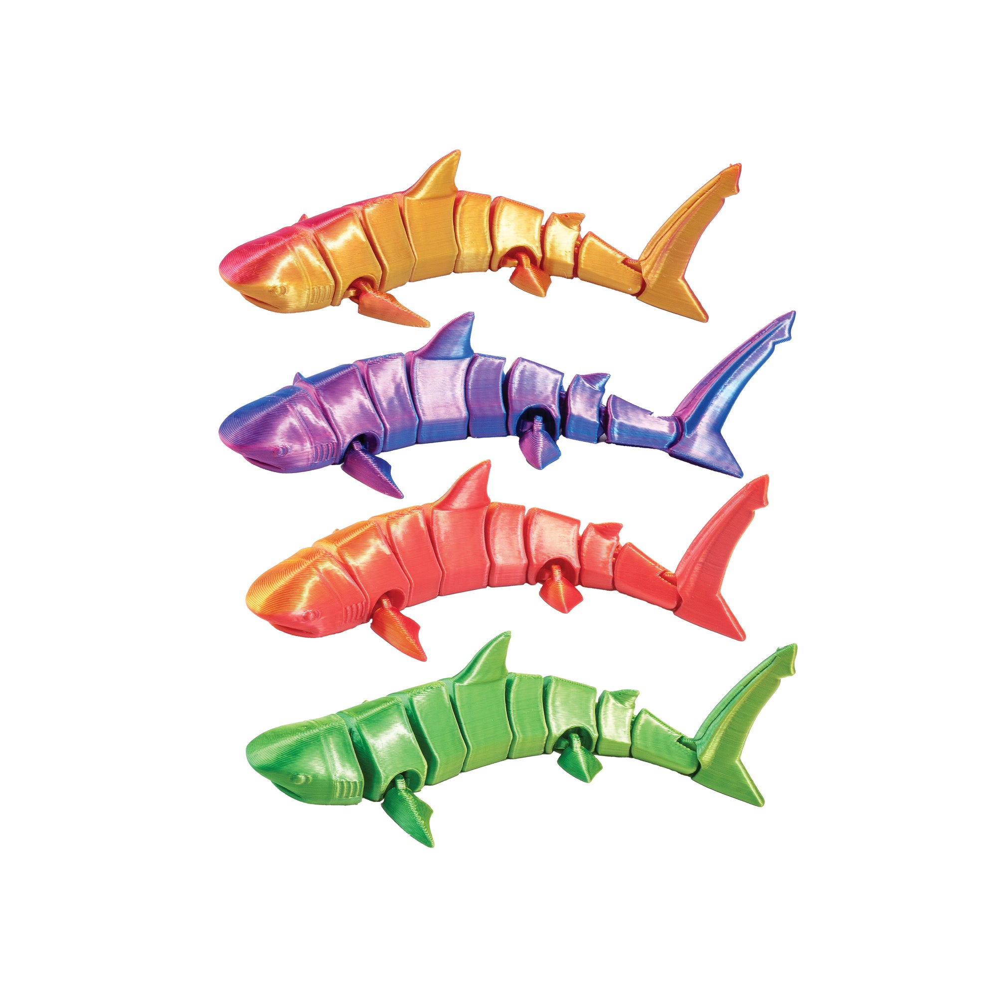 3D Printed Shark Fidget Toys - 12 per box