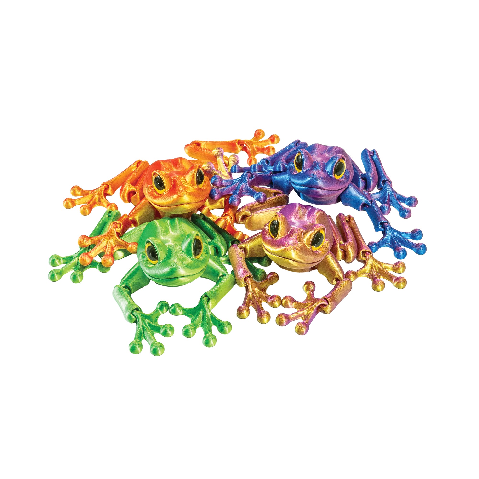3D Printed Tree Frog Fidget Toys - 12 per box