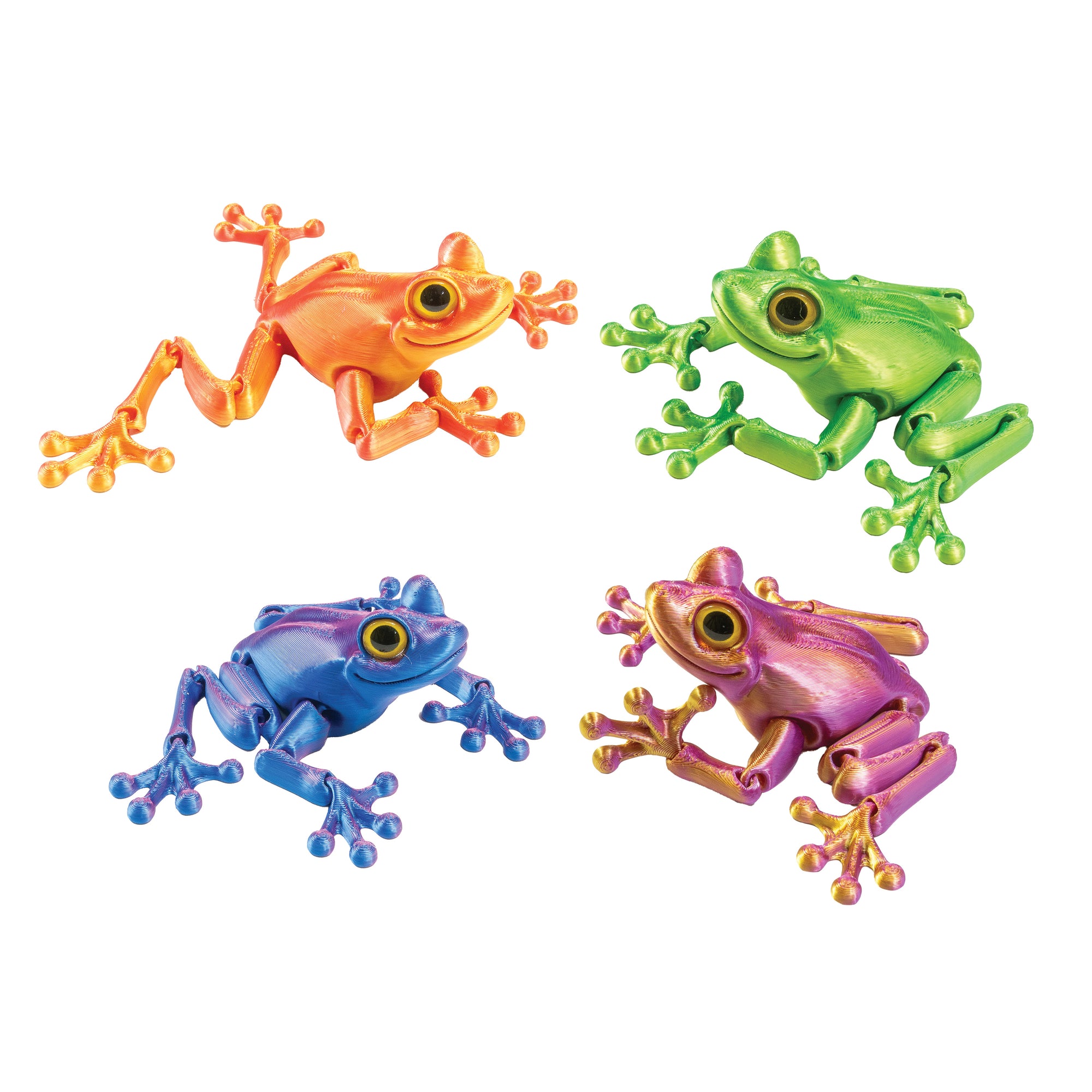 3D Printed Tree Frog Fidget Toys - 12 per box