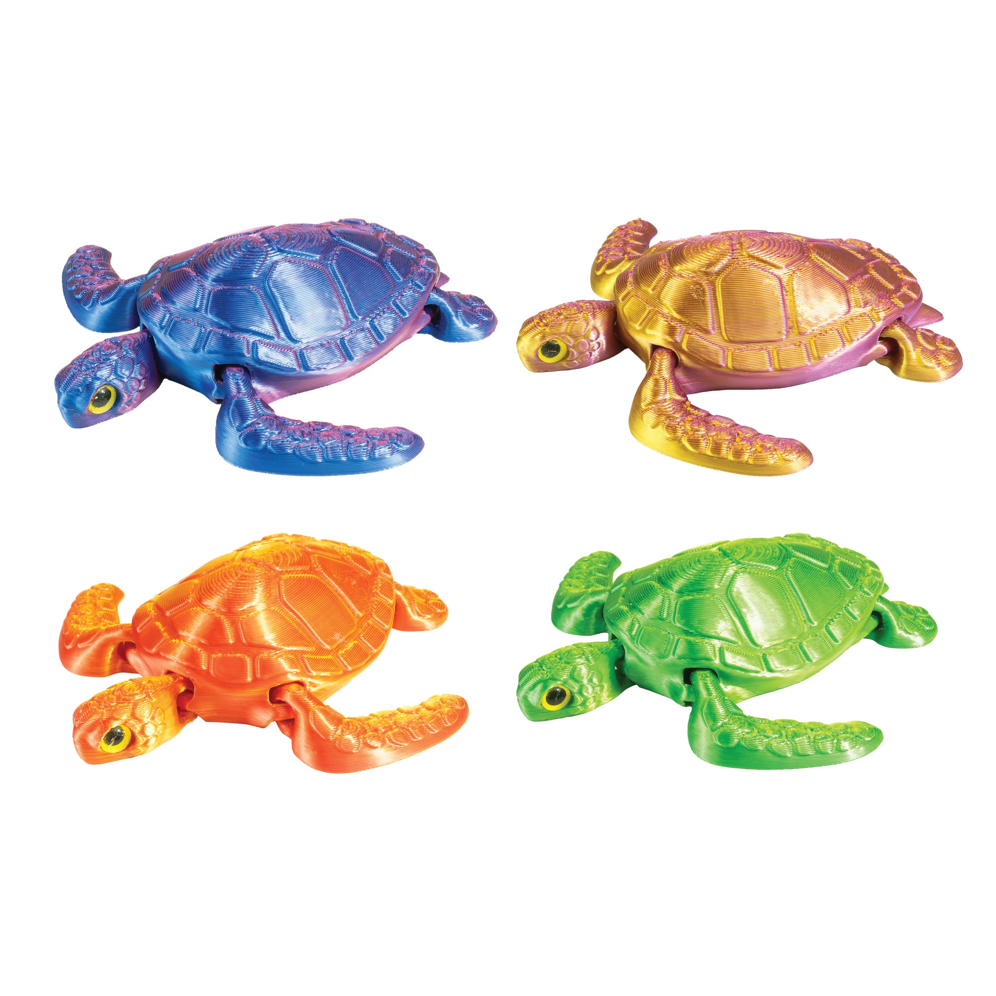3D Printed Sea Turtle Fidget Toys - 12 per box