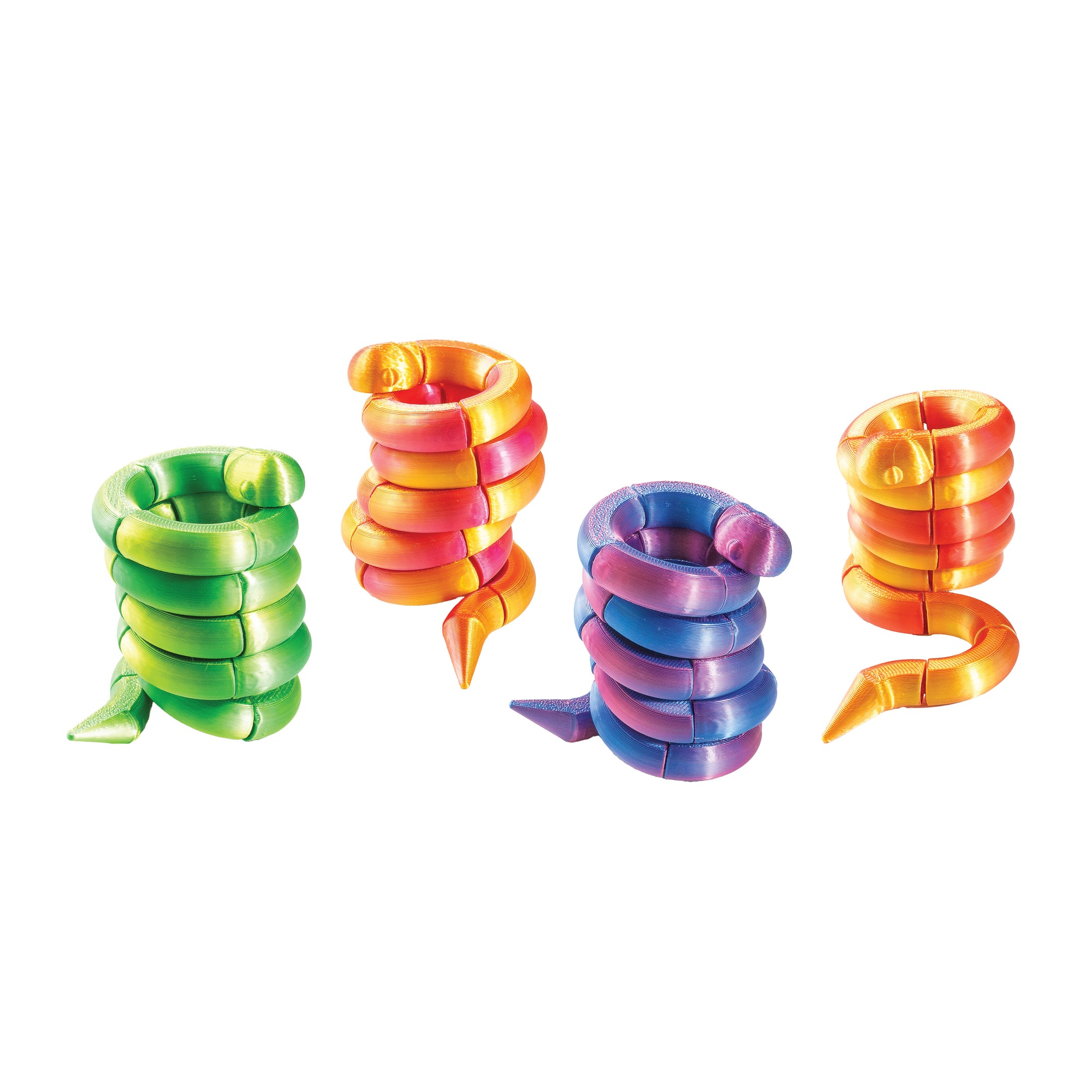 3D Printed Snake Fidget Toys - 12 per box