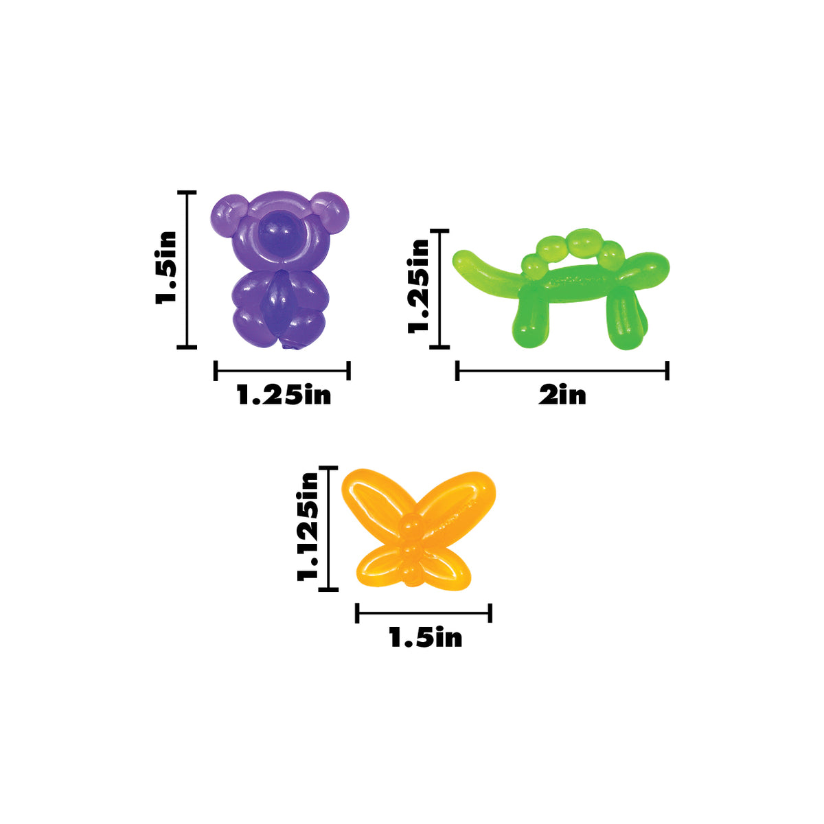 Balloon Animal Erasers Series 2