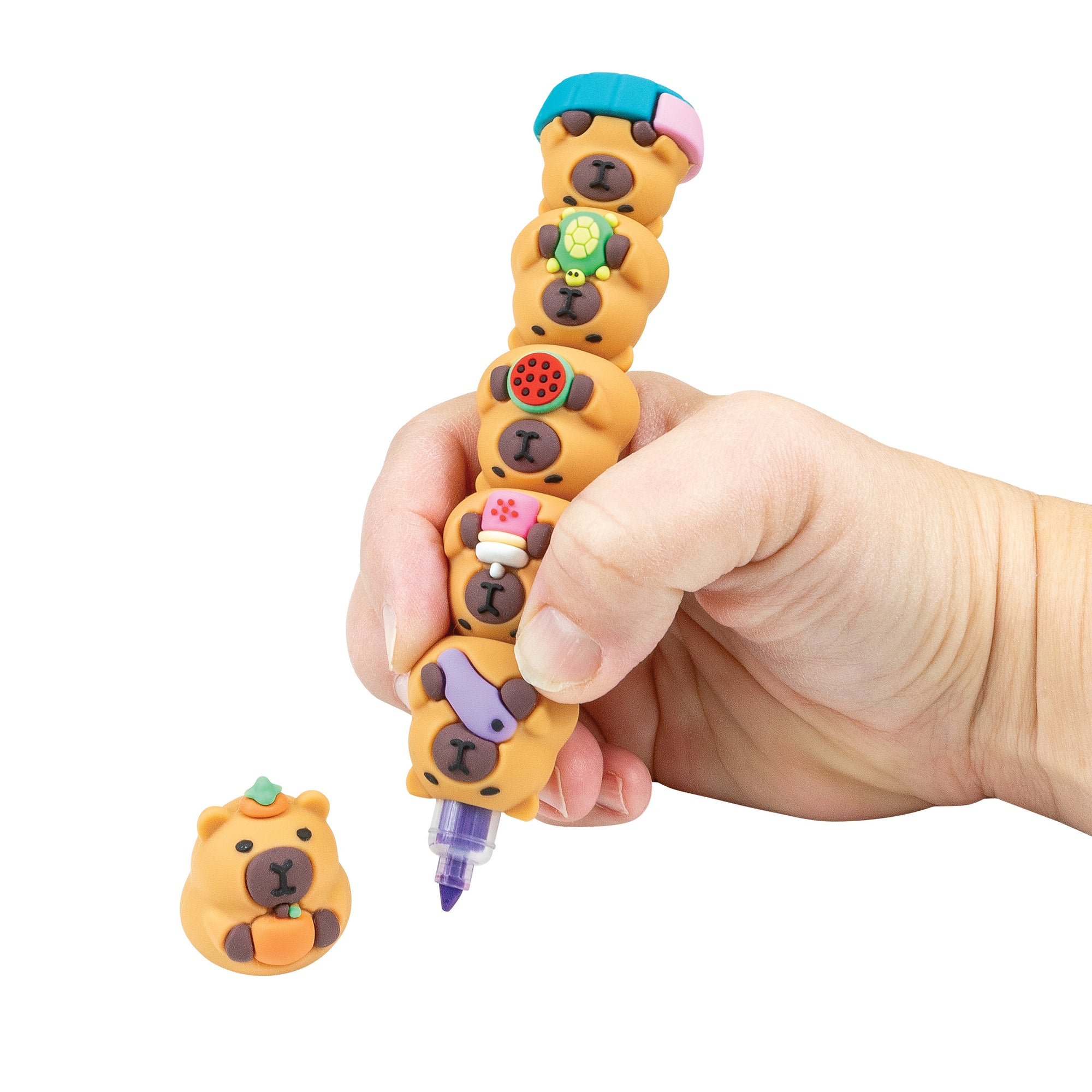 Capybara Stackable Highlighters - 12 per bag