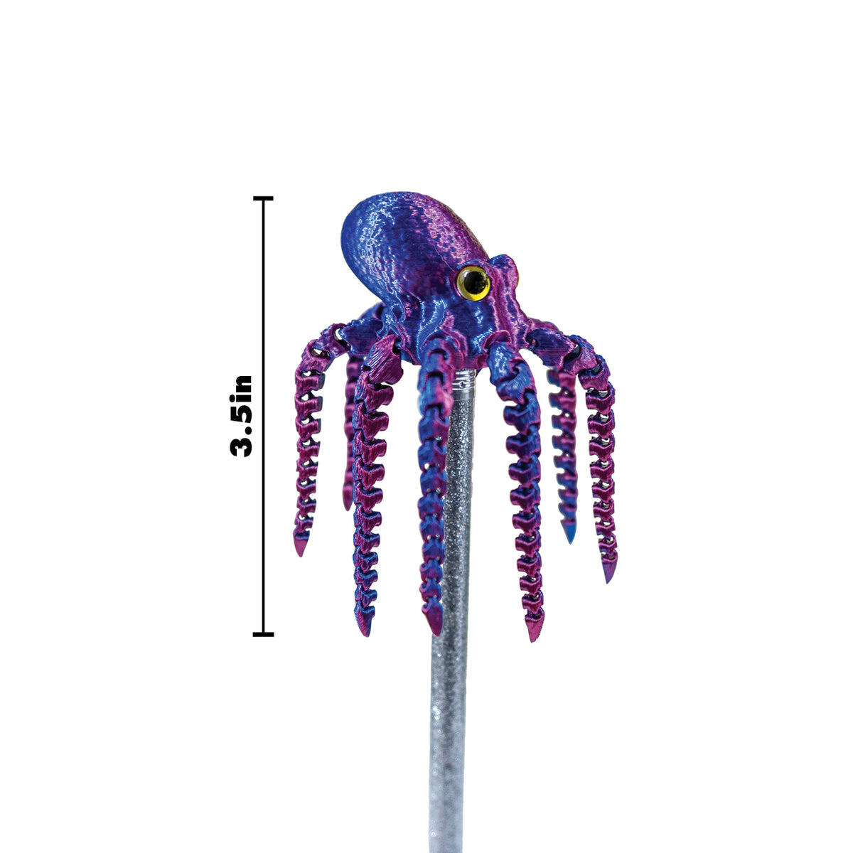 3D Printed Octopus Pencil Topper