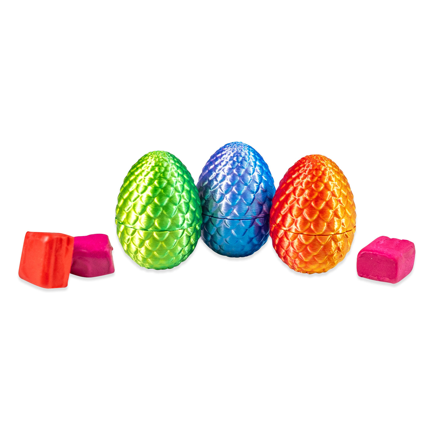3D Printed Dragon Egg with Bonus Scented Kneaded Eraser
