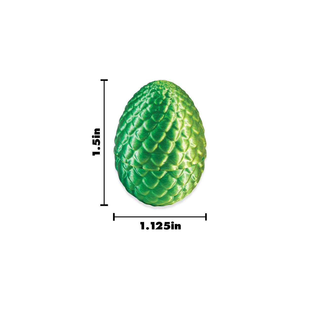3D Printed Dragon Egg with Bonus Scented Kneaded Eraser
