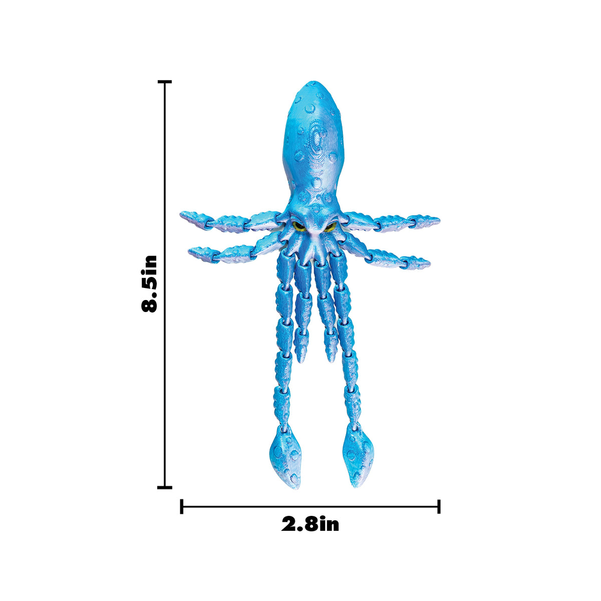 3D Printed Squid Fidget Toy
