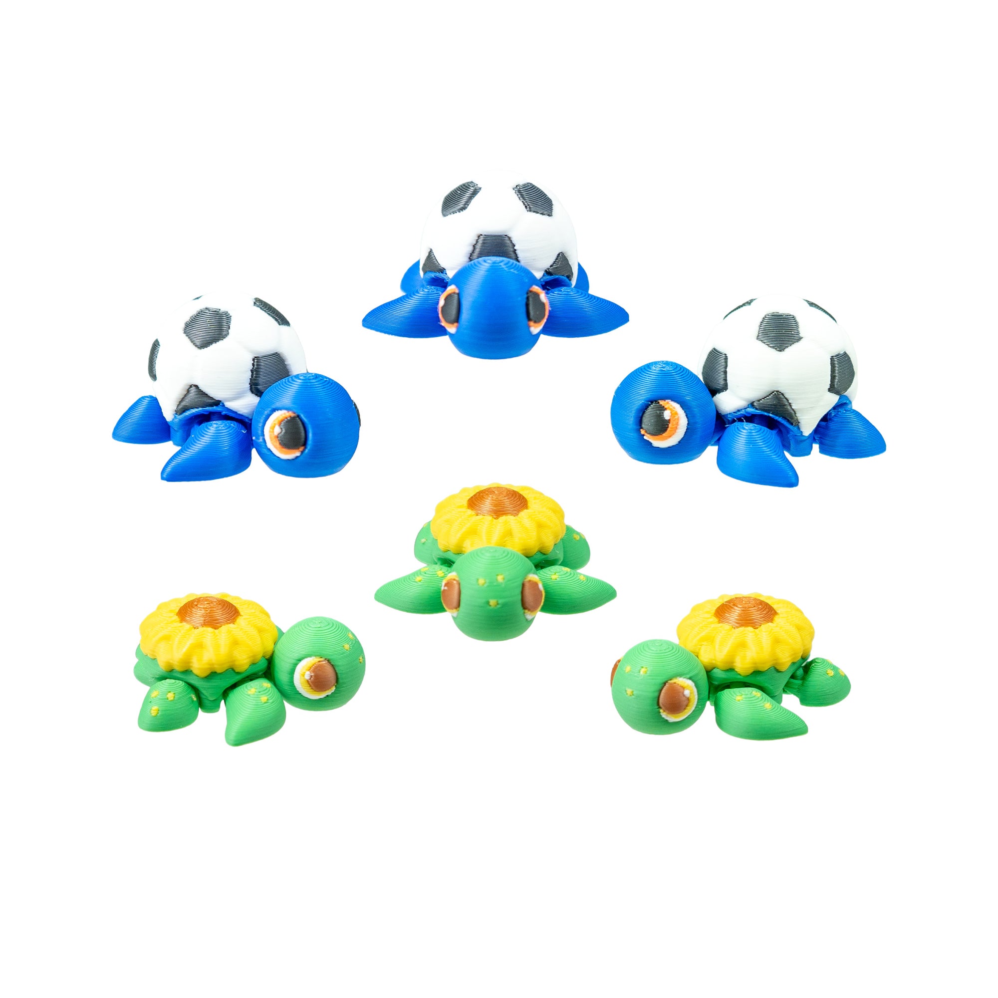 3D Printed Shell Squad Turtle Fidget Toy