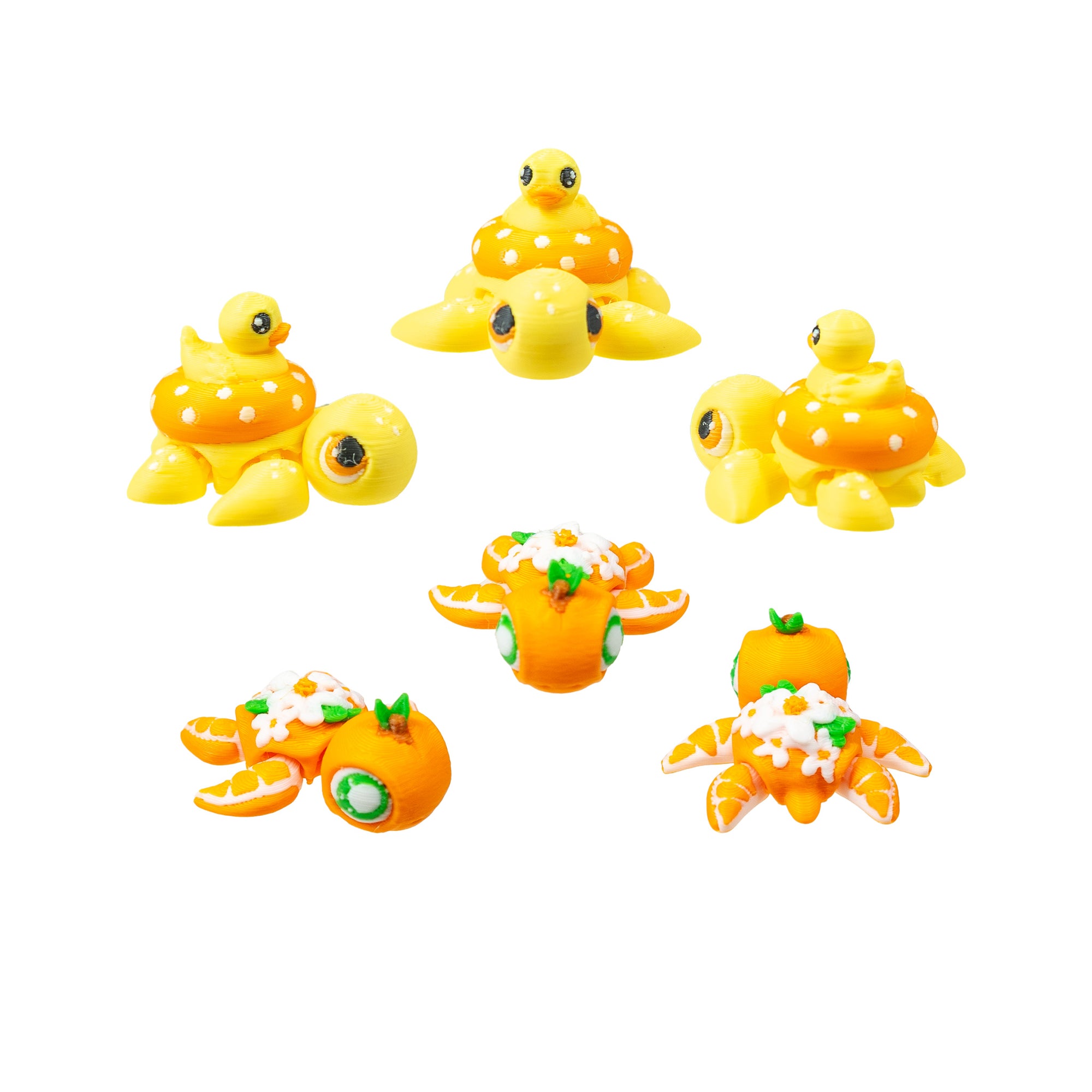 3D Printed Shell Squad Turtle Fidget Toy