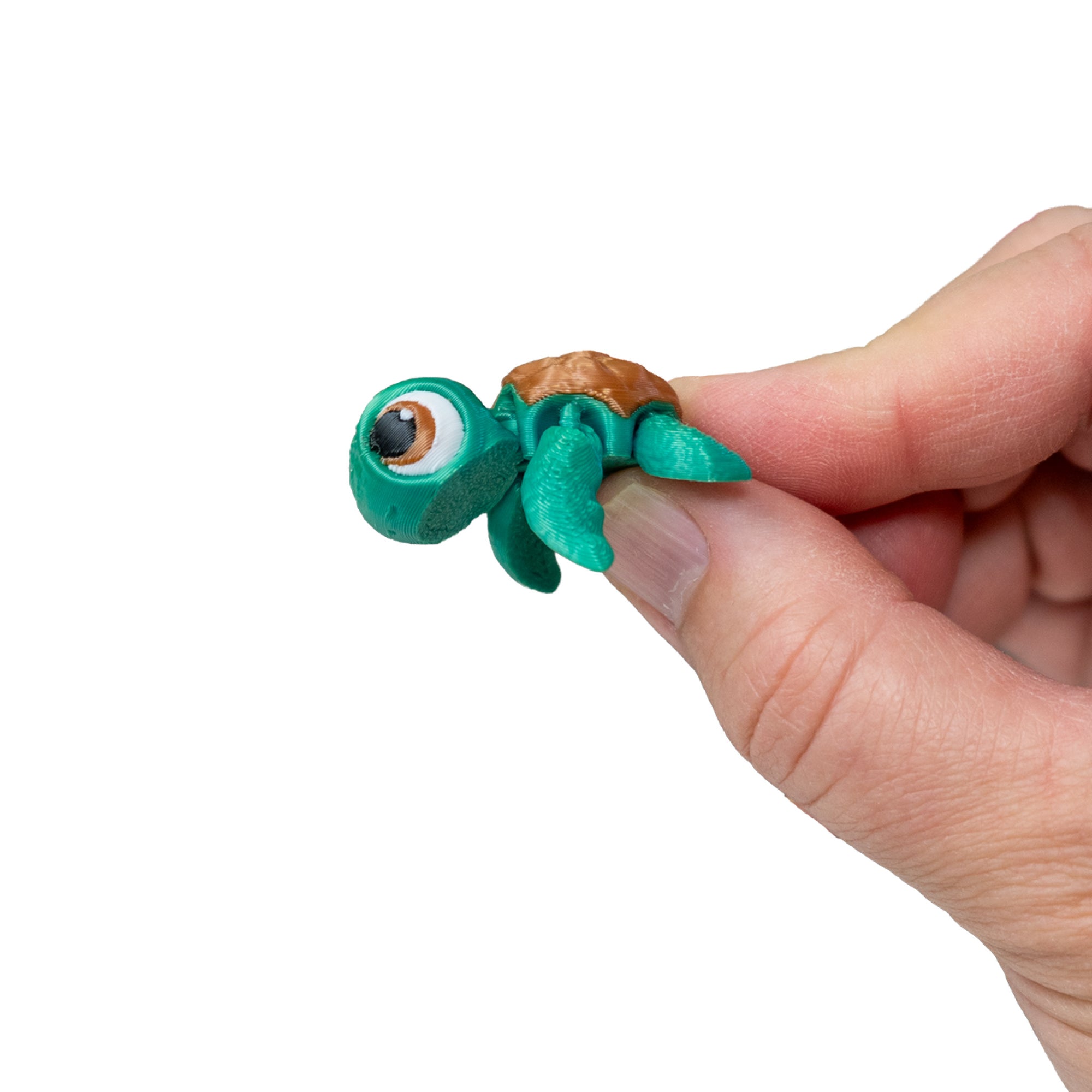 3D Printed Shell Squad Turtle Fidget Toy