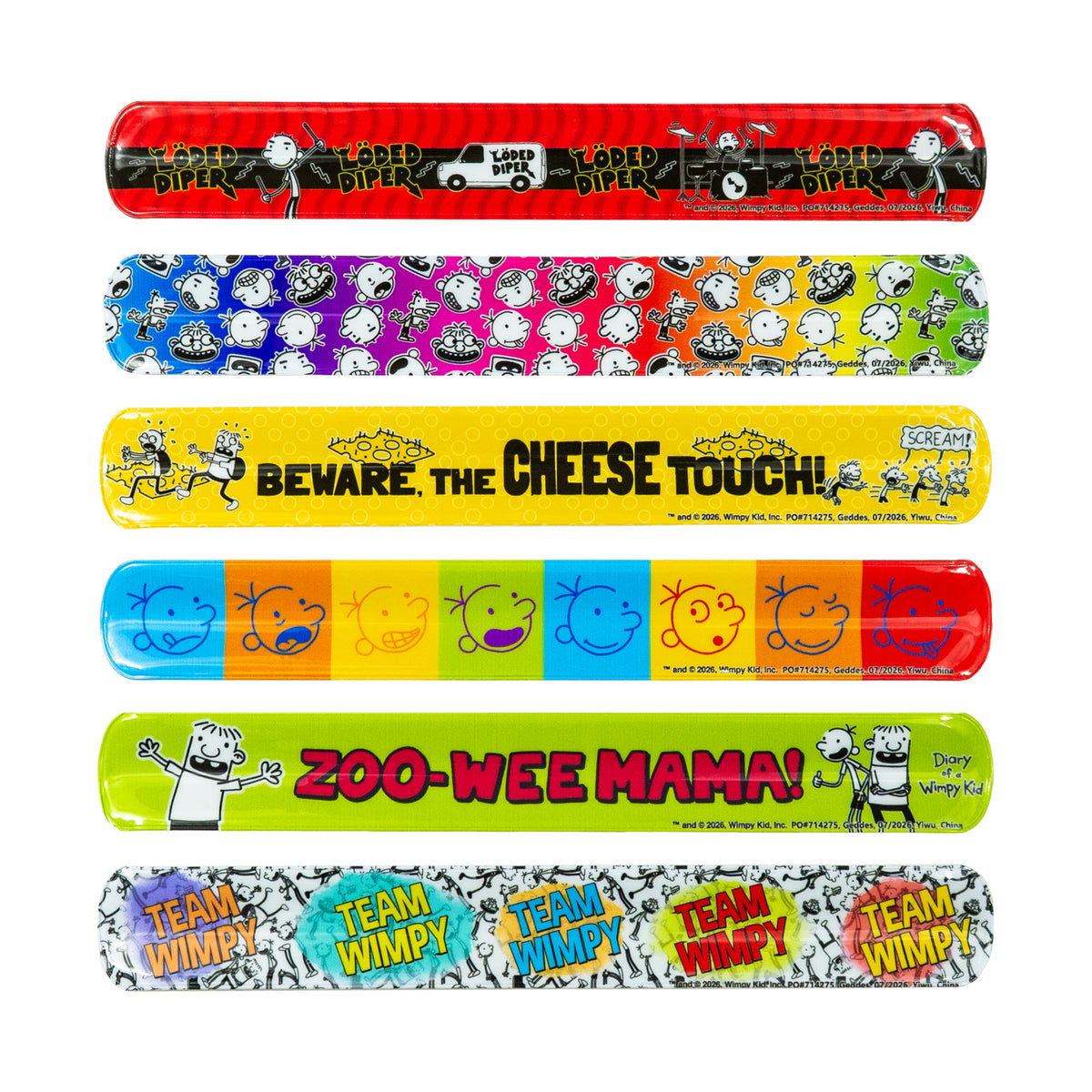 Diary of Wimpy Kid Slap Bracelet