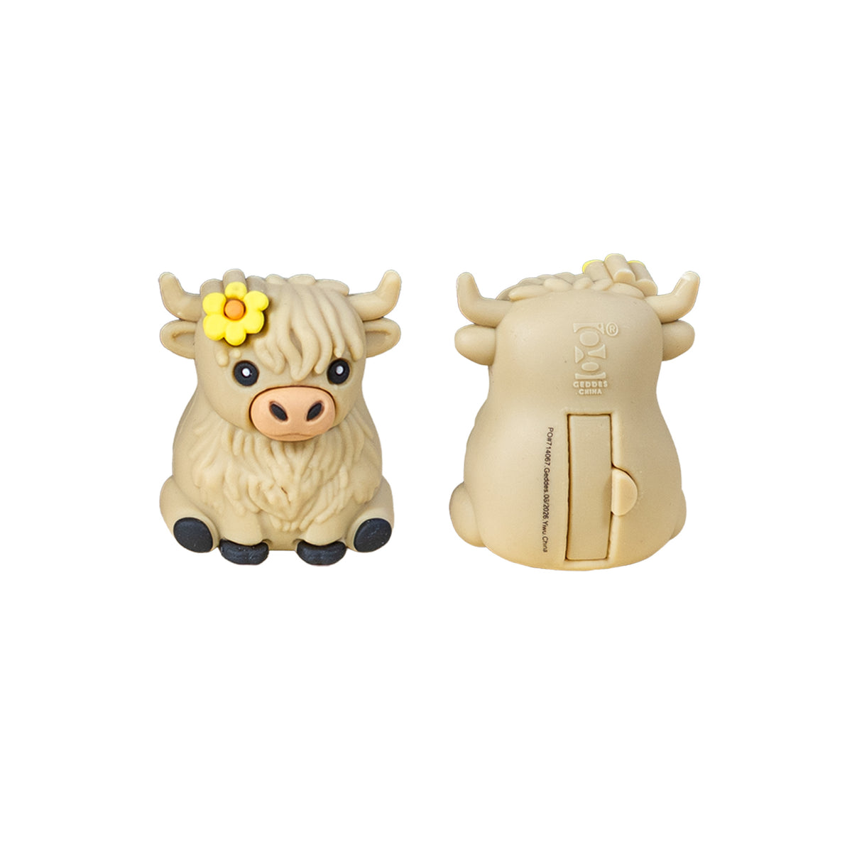 Highland Cow Sharpener Eraser