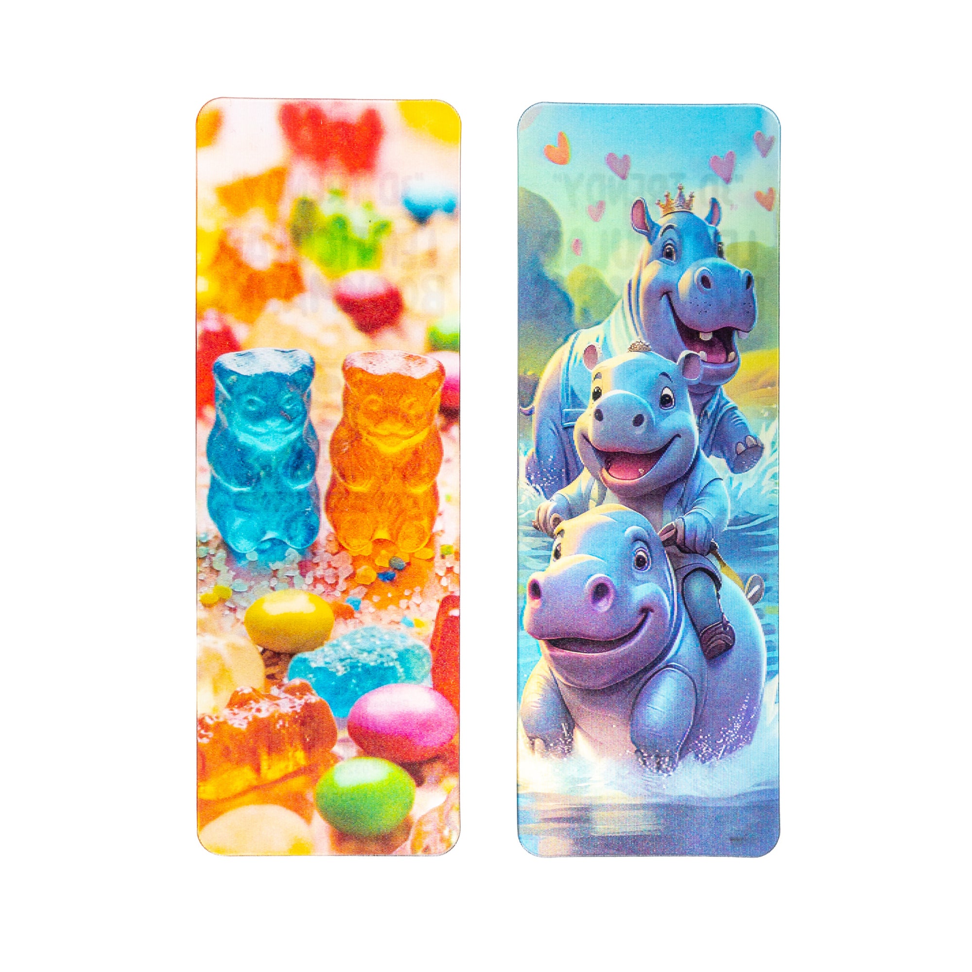 3D Trendy Lenticular Bookmarks