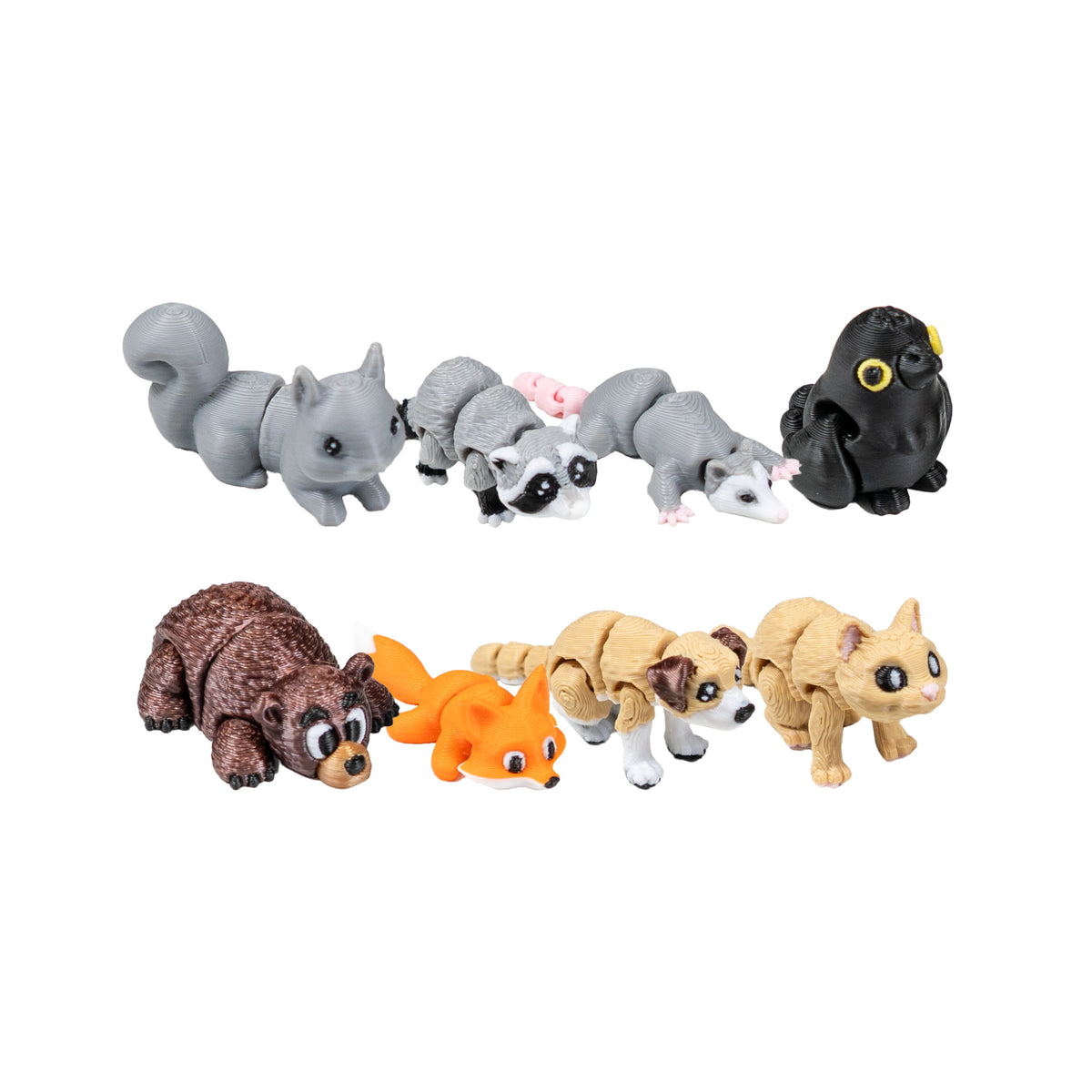 Trash Troop 3D Printed Animals