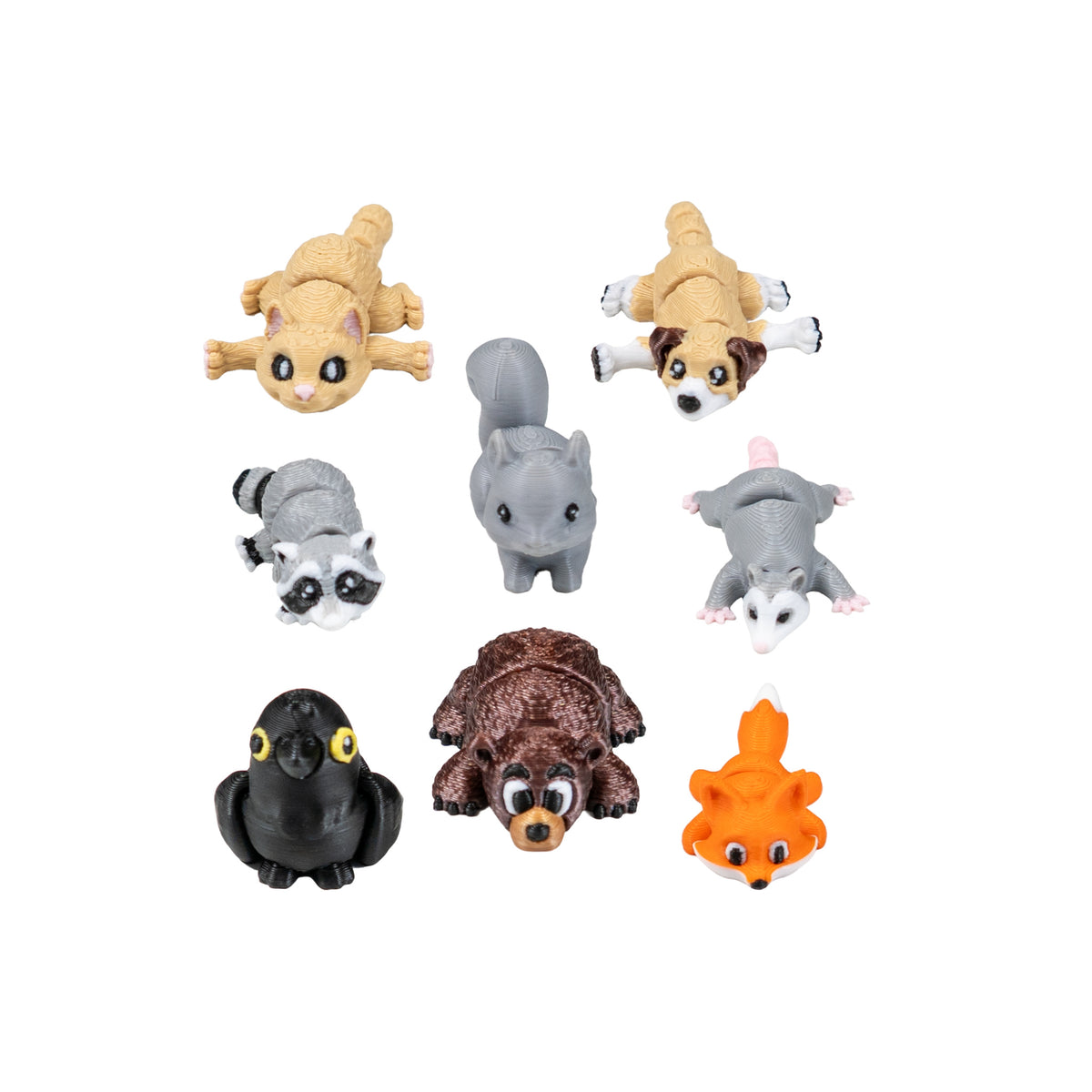 Trash Troop 3D Printed Animals